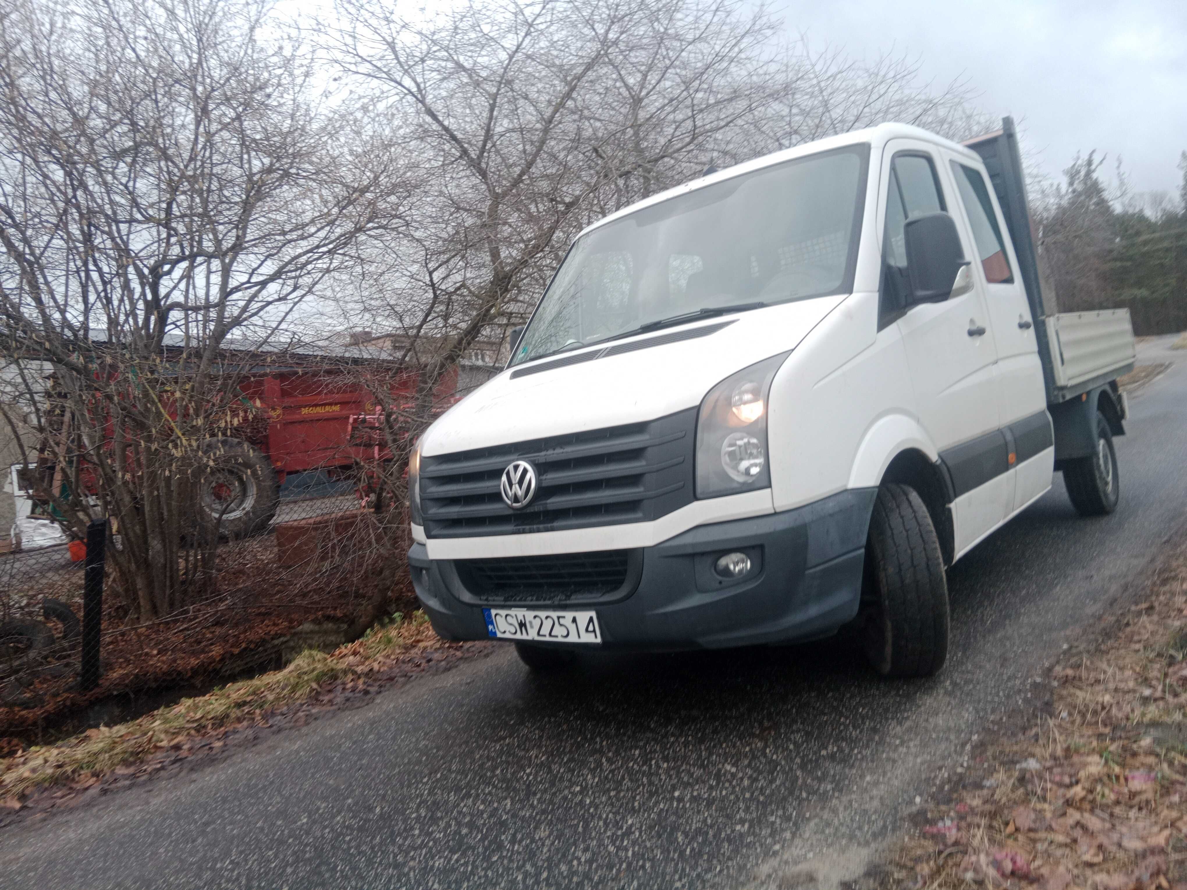 volkswagen crafter 2.0 tdi 136km brygadówka skrzynia 7os