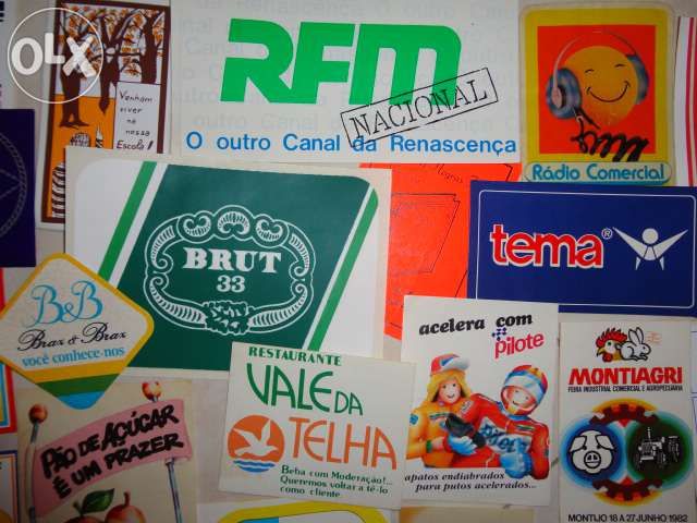 Colecção Autocolantes anos 70 /80
