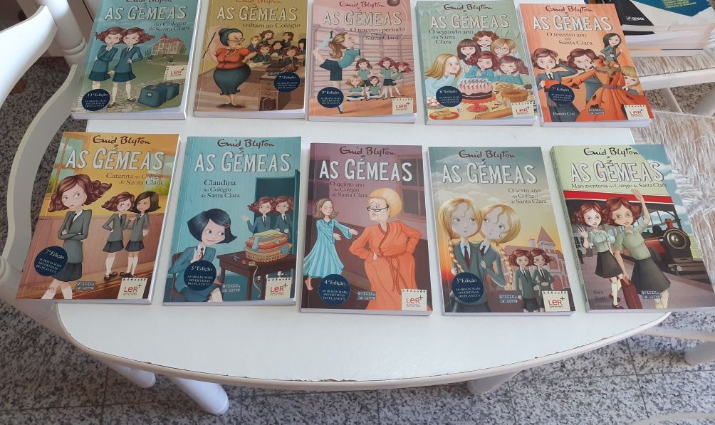 Livros da saga "Gémeas", de Guid Blyton