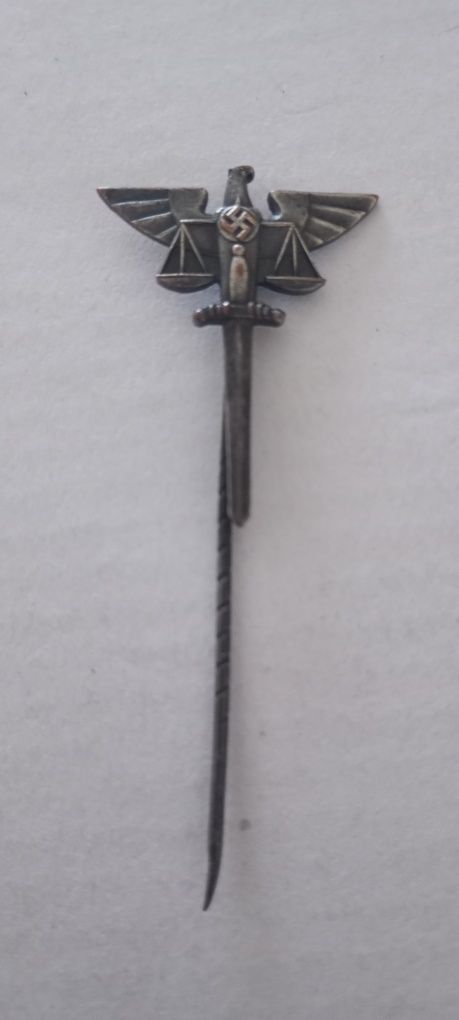 Militaria de Trincheira III Reich Pin judicial