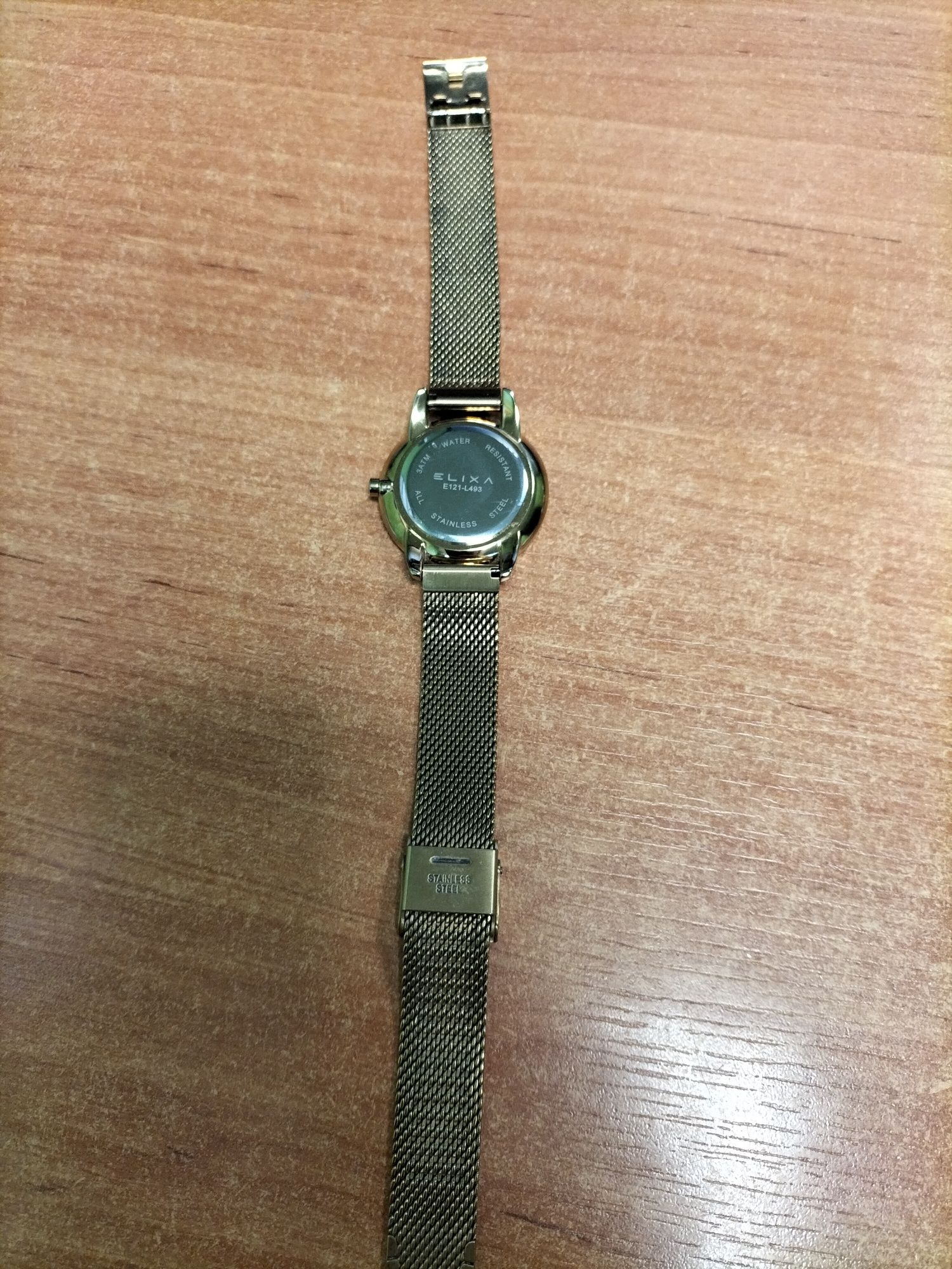 Zegarek złoty elixa wodoszczelny E121-L493