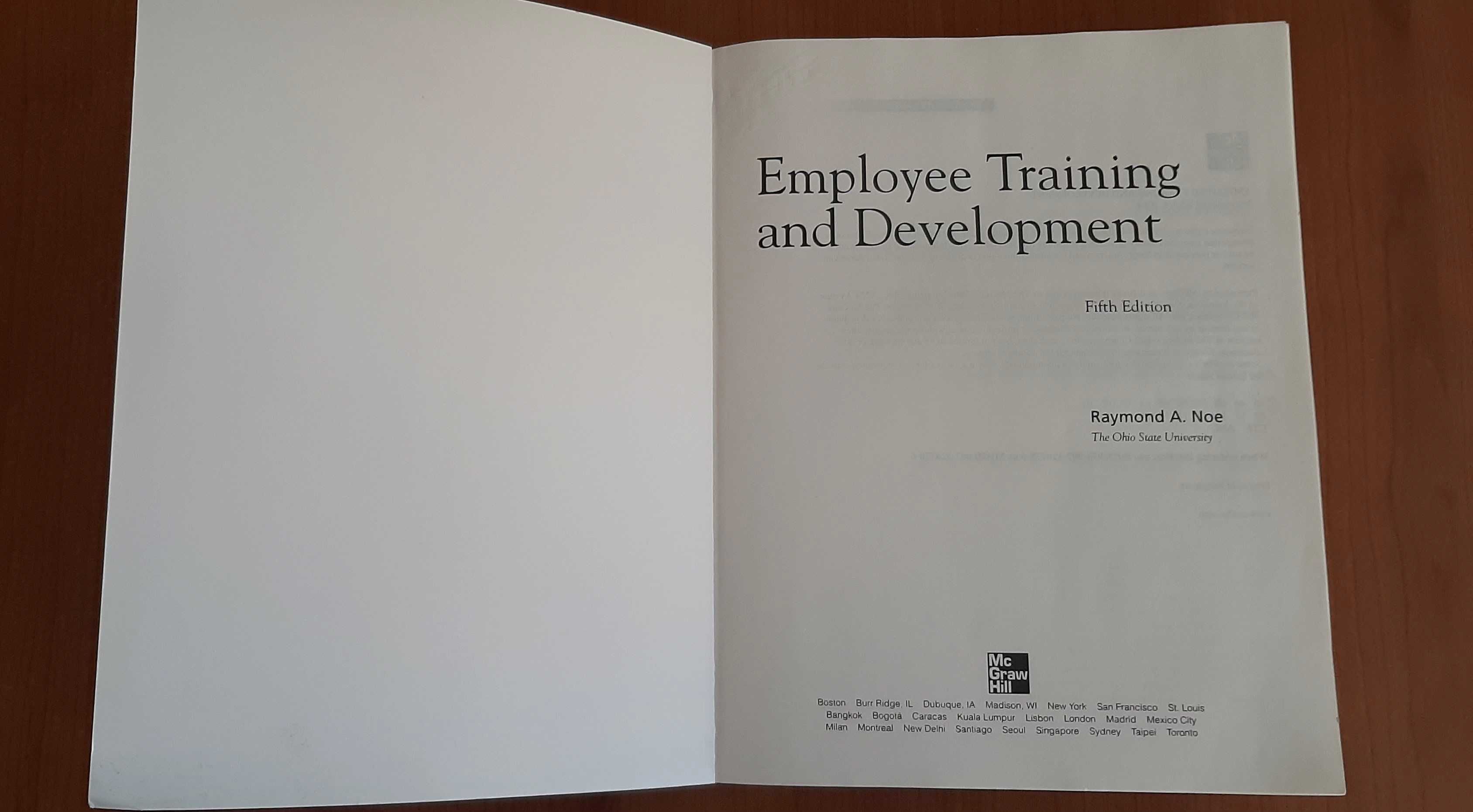 Livro “Employee Training And Development”