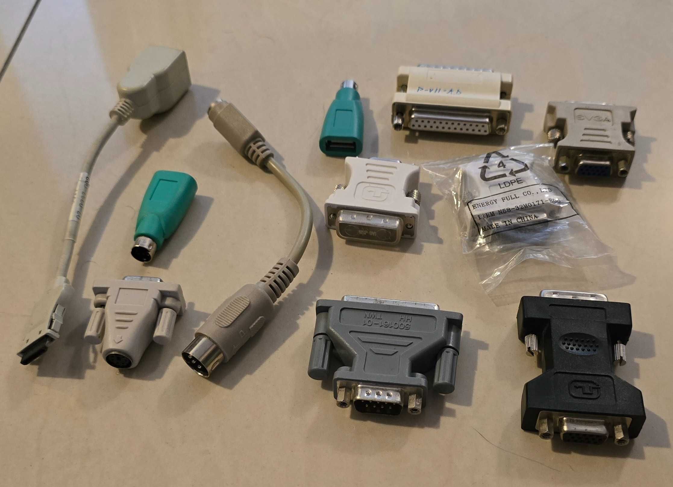 Retro kable i adaptery PC