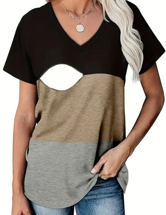 Футболка для годуючих мам і вагітних