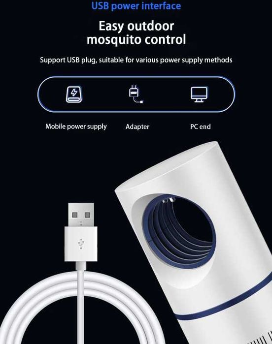 USB UV Killer Led - mosquitos e voadores