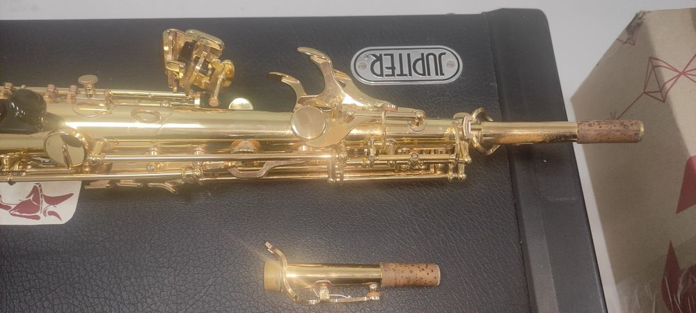 Саксофон сопрано Jupiter 747 професійний повний комплект