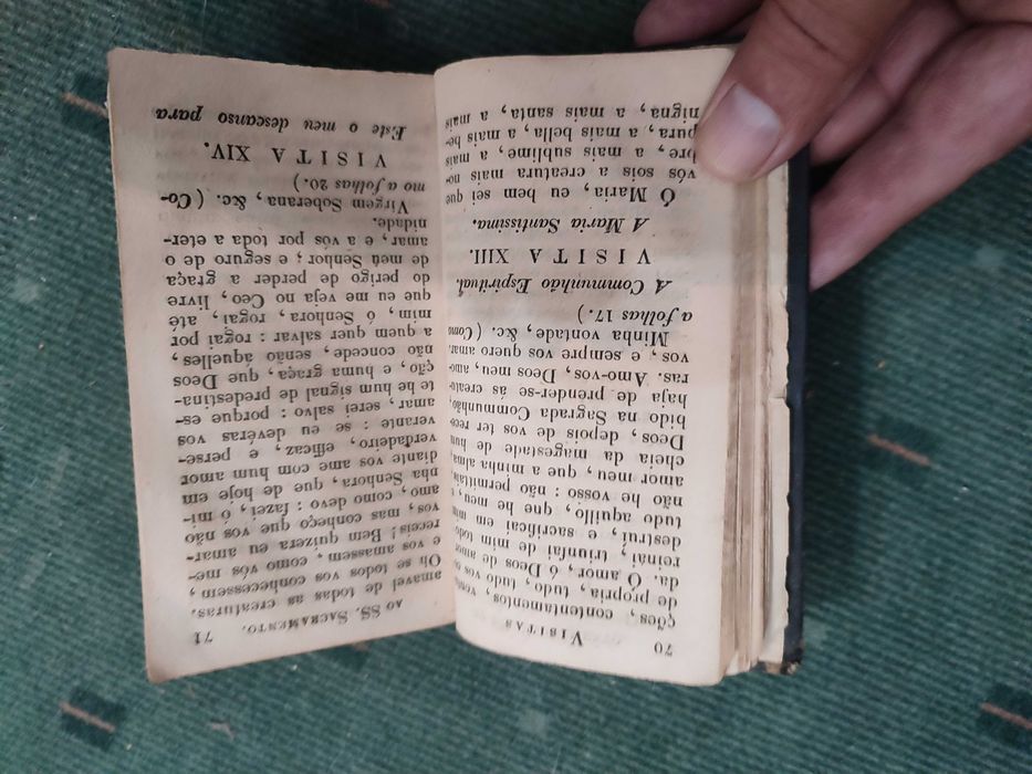 Visitas ao Santissimo Sacramento e a Maria Santissima - 1849