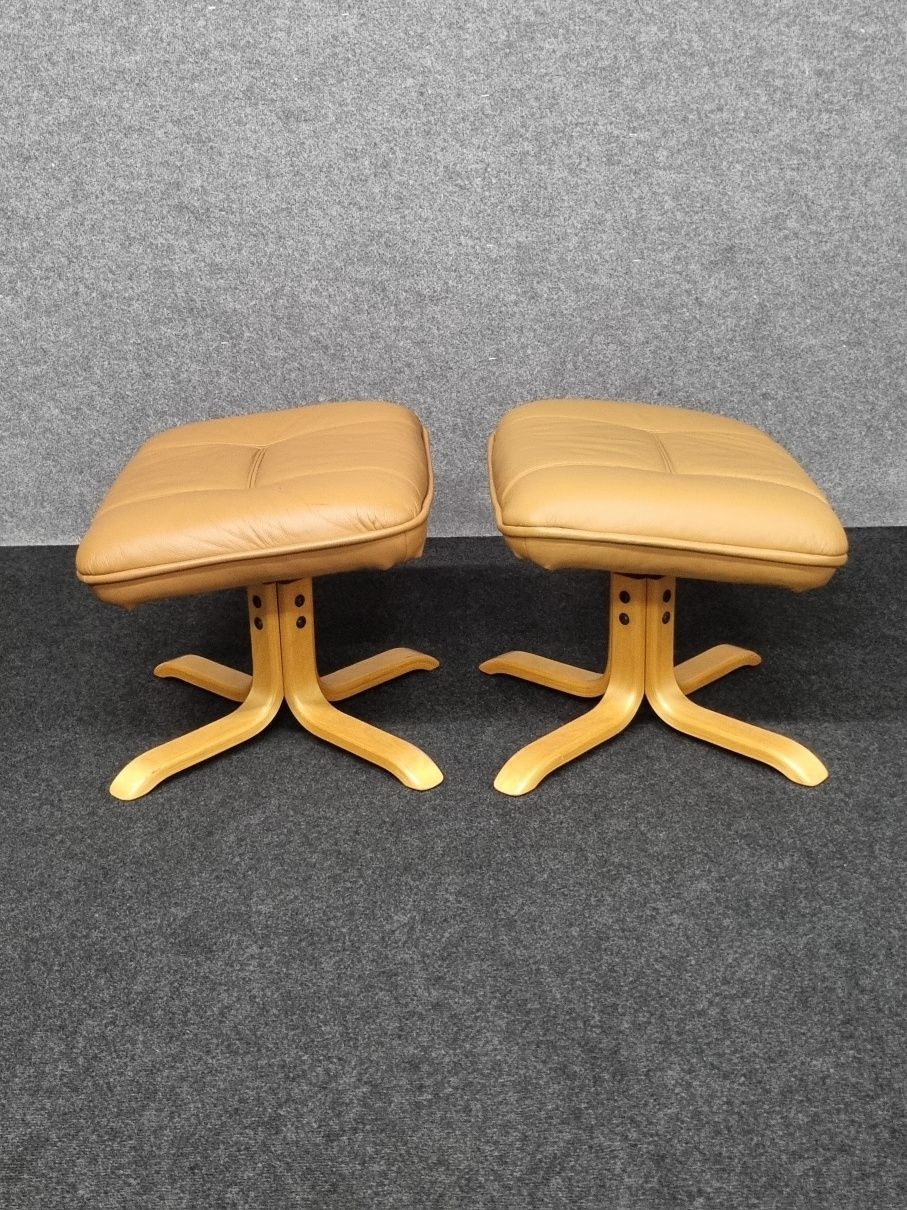 Podnóżek 2 sztuki Dania lata 80 Styl Mid Century