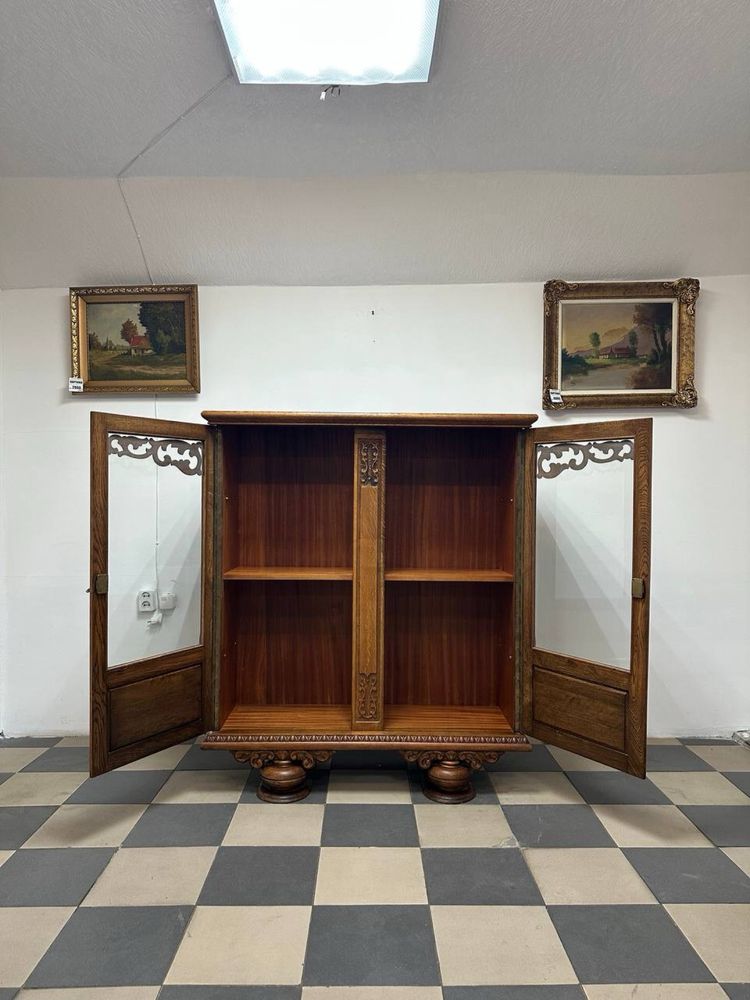 Вітрина сервант дуб витрина дерево 3308