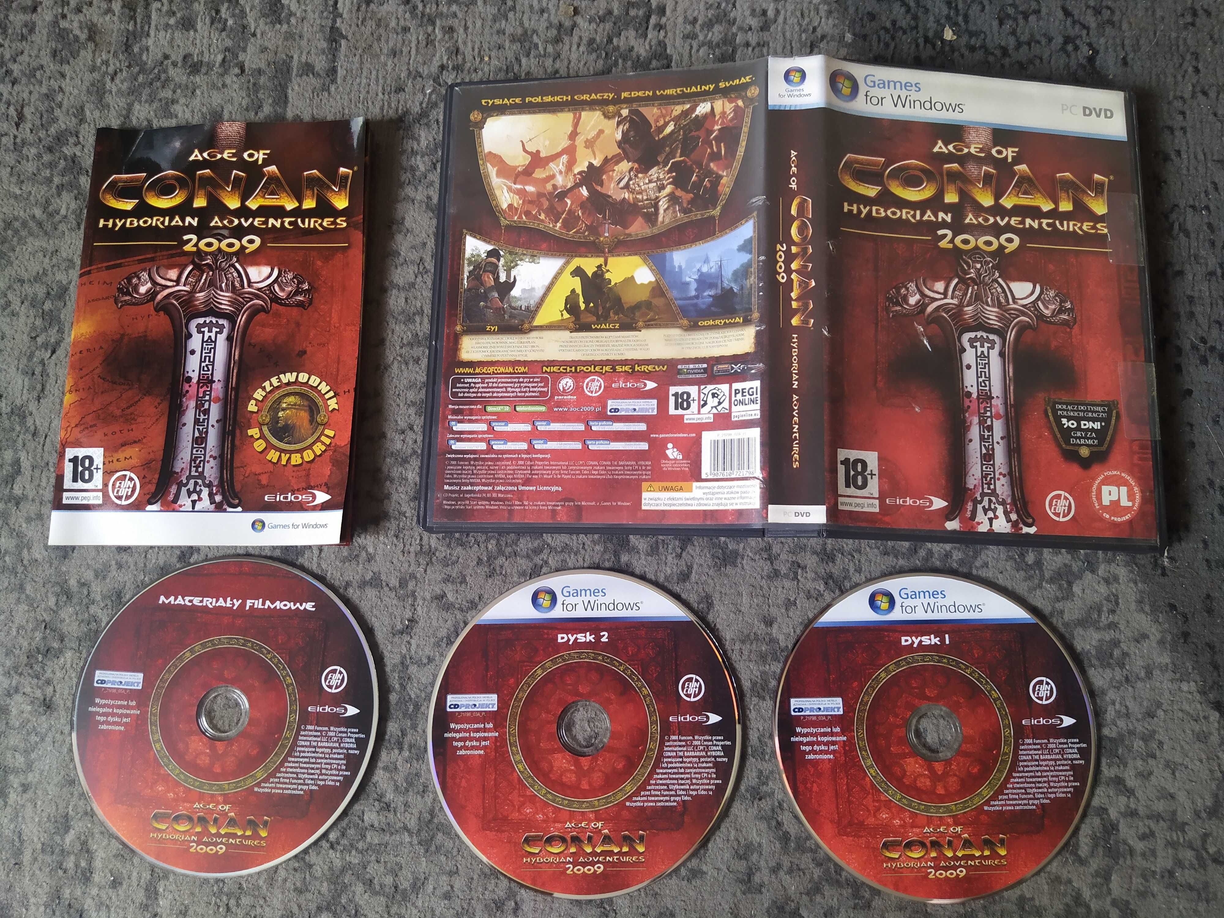 Age of Conan Hyborian Adventures 2009 PC DVD