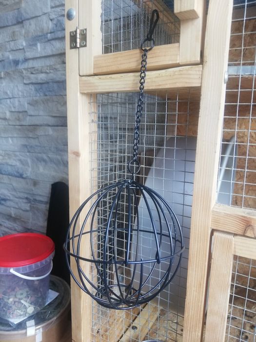 Duża kula na sianko dla gryzonia królik świnki morskie koszatniczki