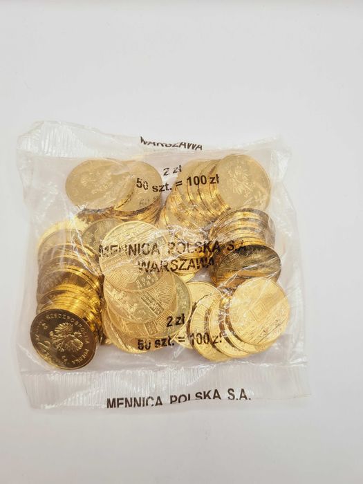 Woreczek menniczy 2 zł - 50 szt. Moneta 2 zł Igrzyska - Pekin 2008
