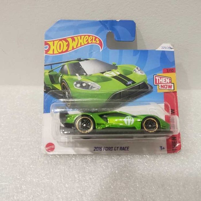 2015 Ford GT Race Hot Wheels cartela com marcas