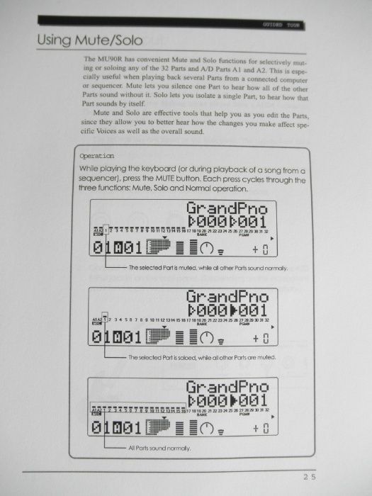 Instrukcja obsługi YAMAHA MU 90 R . Owner's Manual.