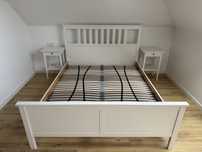 Ikea Hemnes łóżko 160X200 i 2 stoliki nocne