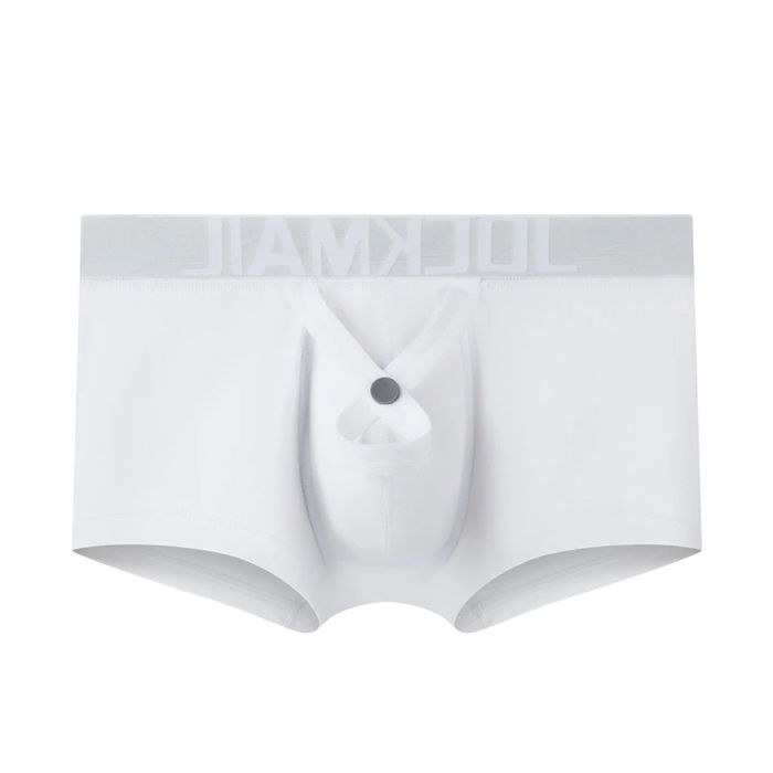 Męskie bawełniane bokserki z ringiem efekt PUSH-UP - JOCKMAIL - XXL