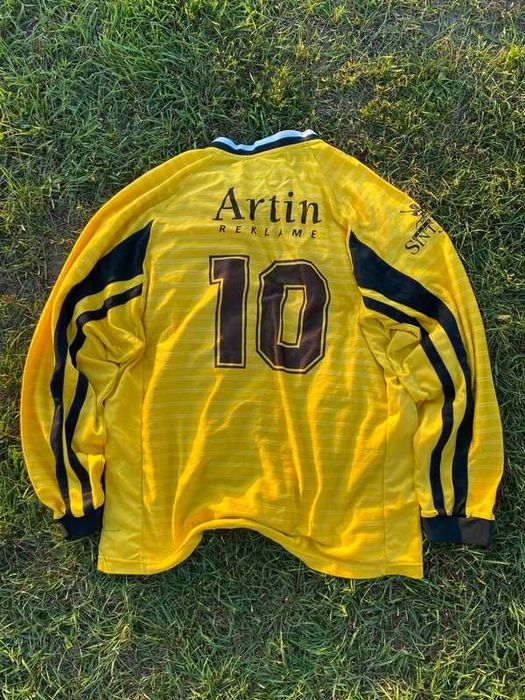 Koszulka sportowa Longsleeve 10 sport football yellow żółty