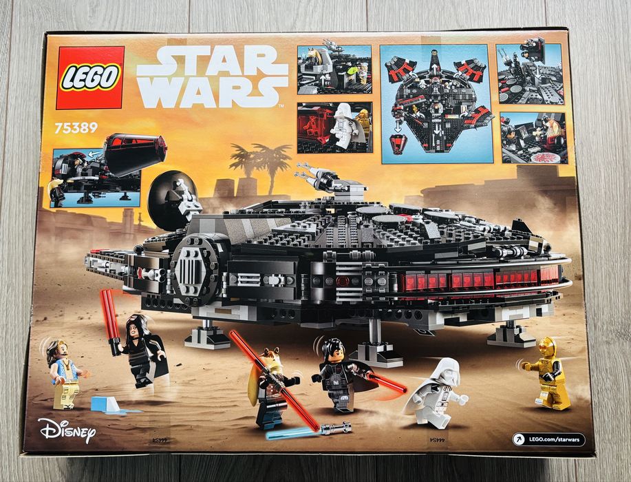 Lego Star Wars A Dark Falcon NOVO 75389