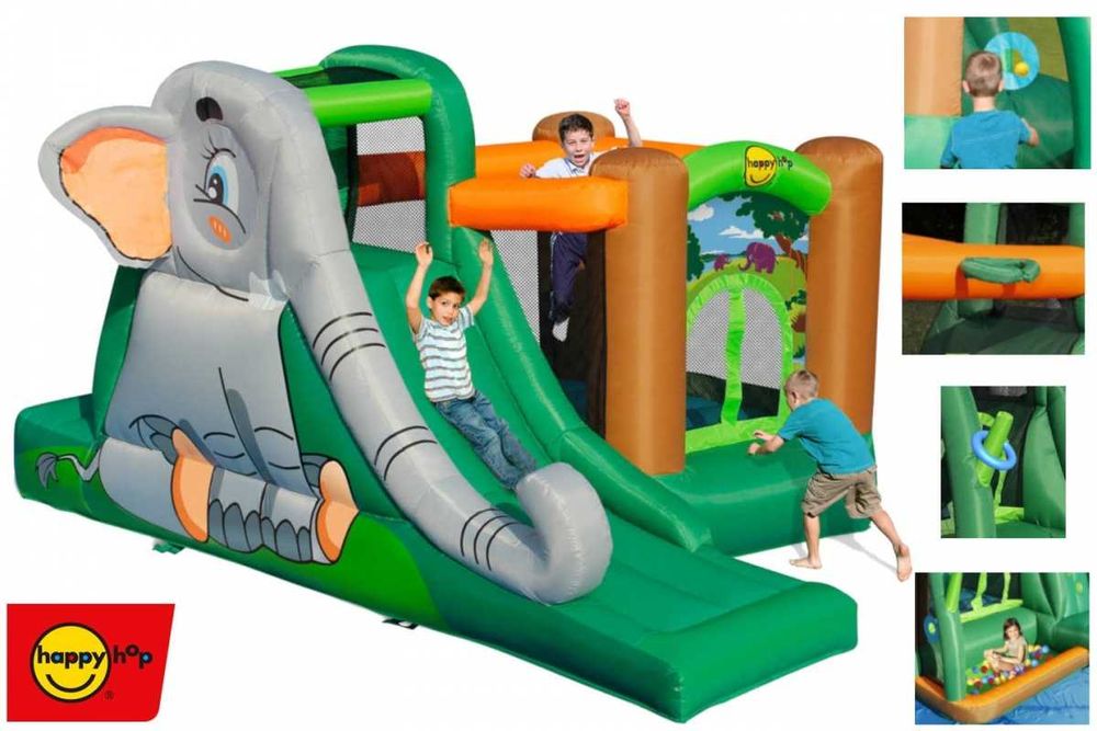 Dmuchany plac zabaw Happy Hop  wesoły słonik dmuchaniec zamek