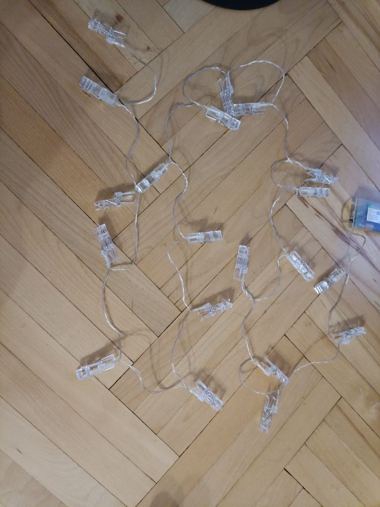 Światełka z spinaczami