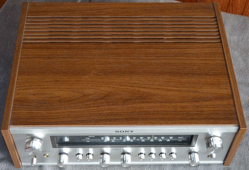 Sony STR-7025 Amplituner stereo  Vintage w drewnie  Przeserwisowany