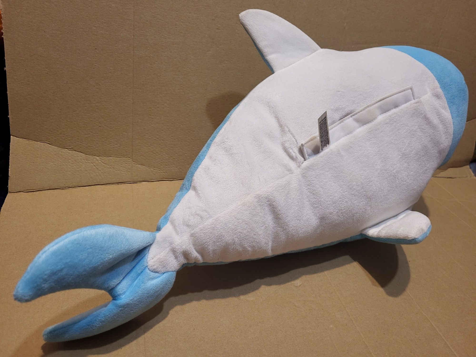 Delfin delfinek Blu Blu maskotka interaktywna pluszak