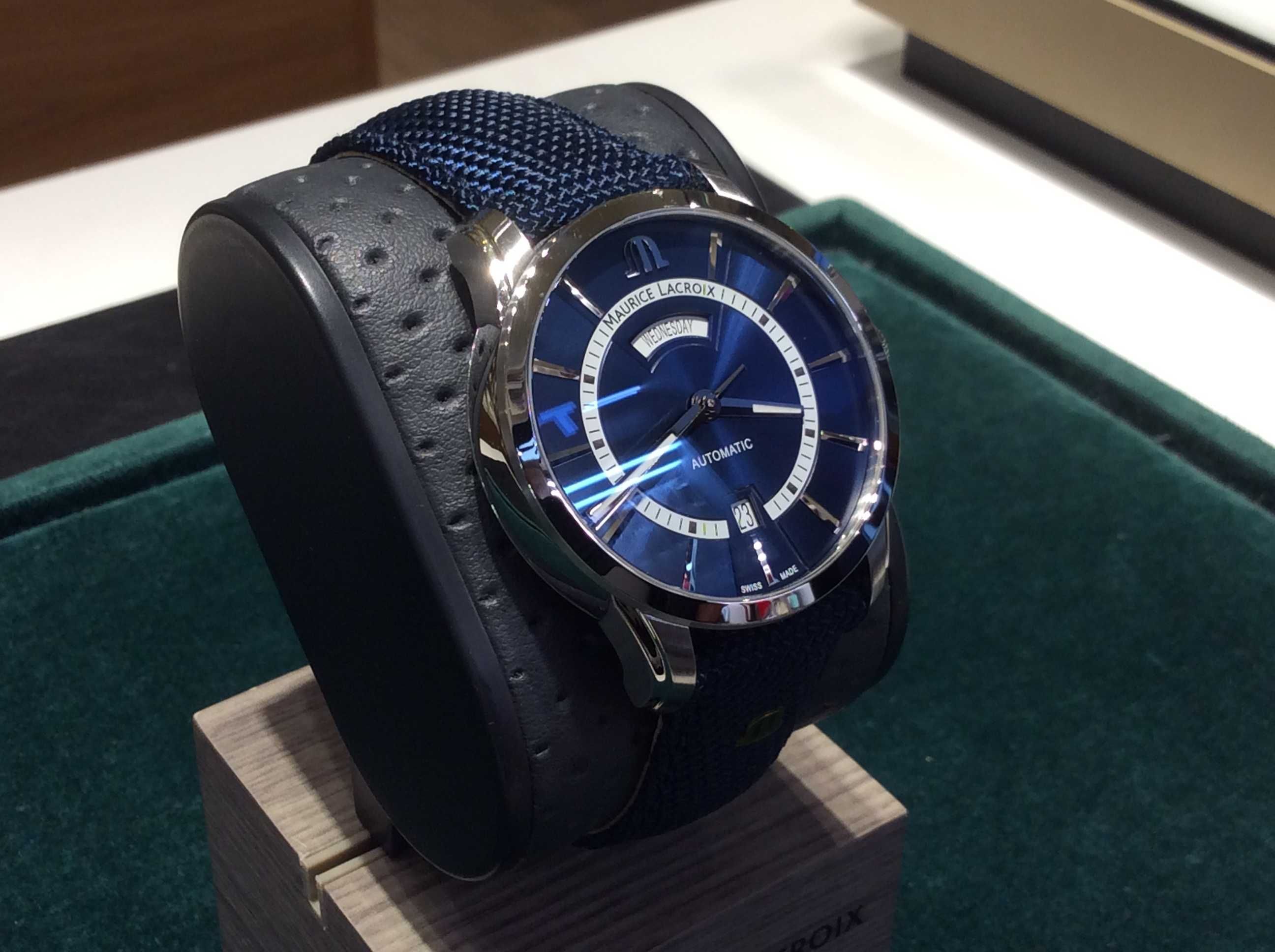 Nowy Maurice Lacroix PT6358-SS004-431 Pontos Automatic Day-Date