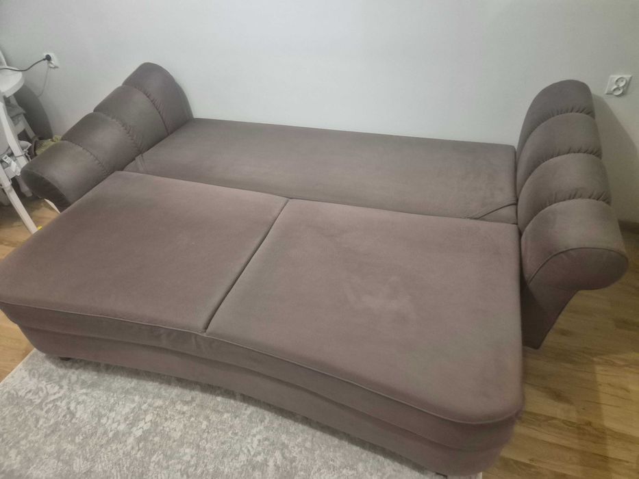Sofa rozkładana trzyosobowa z funkcją spania