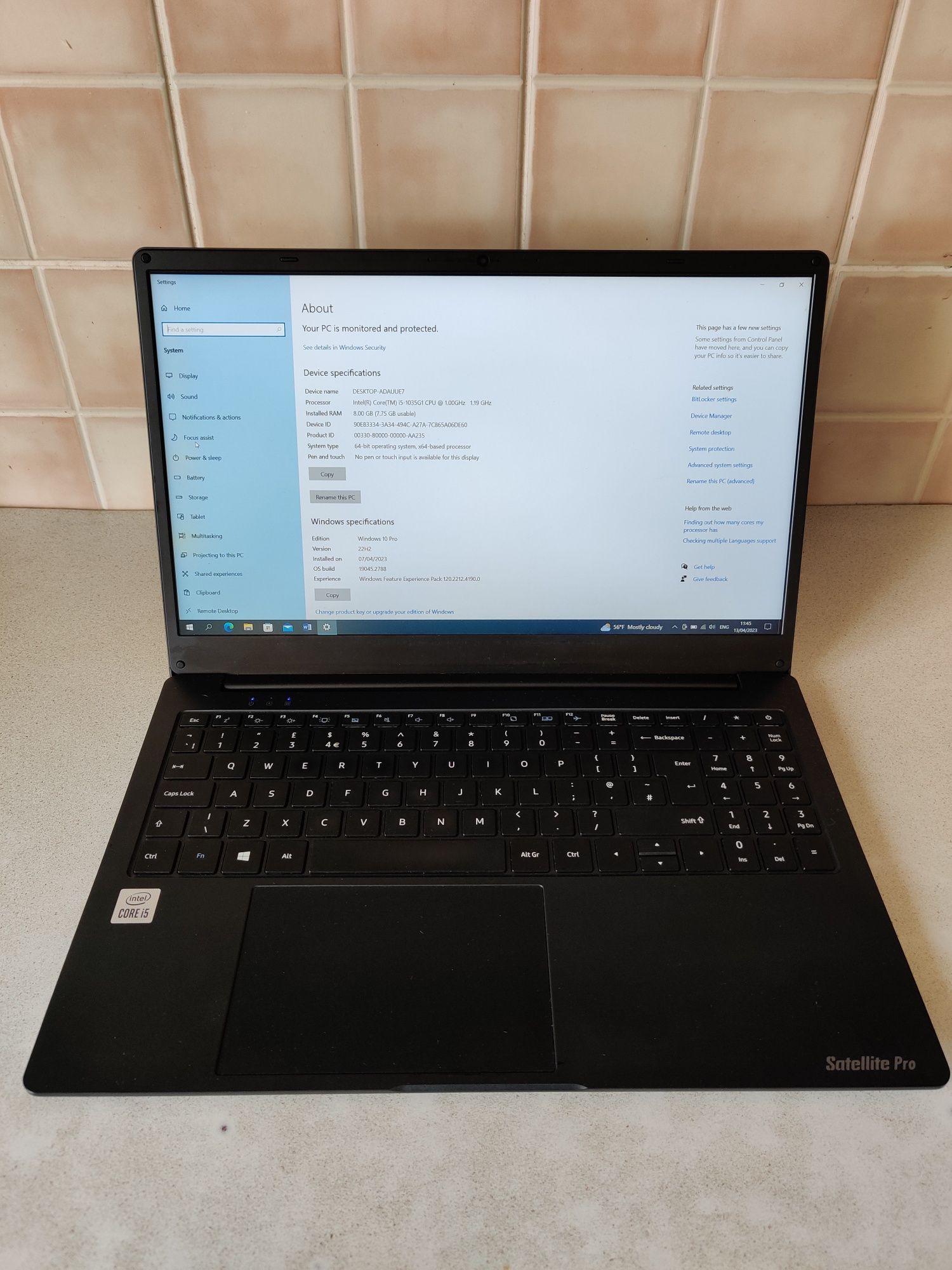 Ноутбук Toshiba Dynabook Satellite Pro