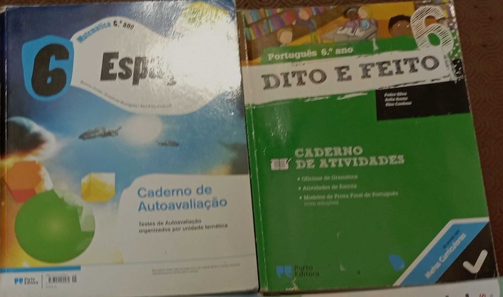 6º ano - Manuais e cadernos de atividades