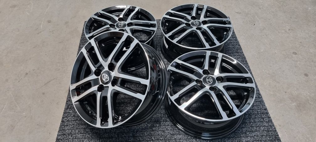 Yaris 15" Alufelgi nowe  4x100 Toyota Yaris Felgi Czarny Poler