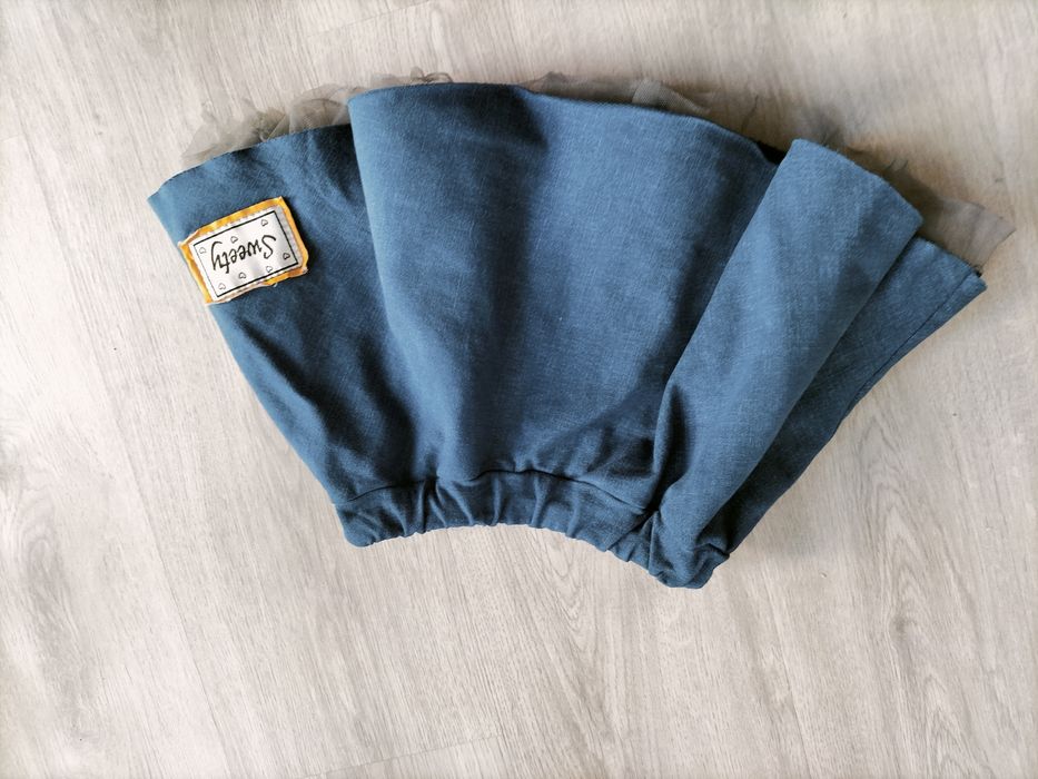 Granatowa spódniczka na 116 cm