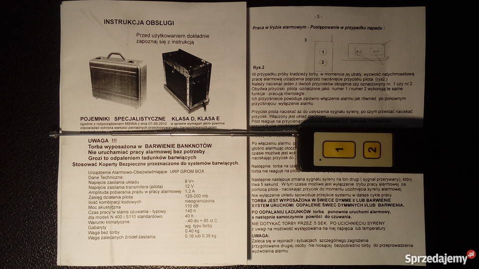 Pojemnik specjalistyczny - kufer B800 sejf futerał case