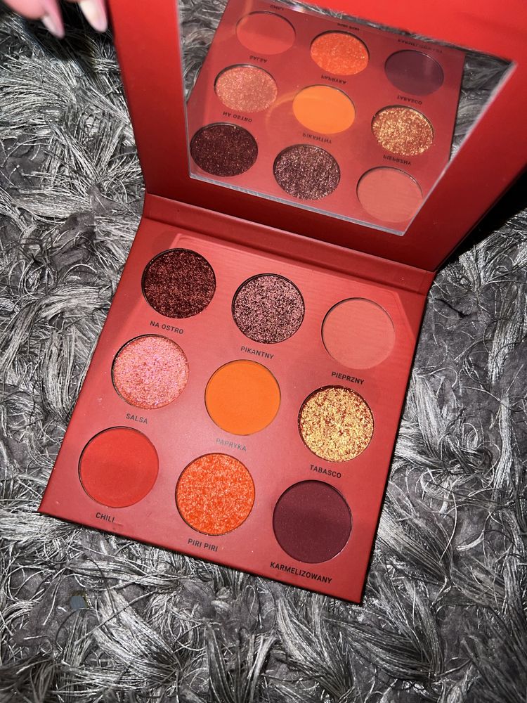 Paprika paleta cieni glam shop