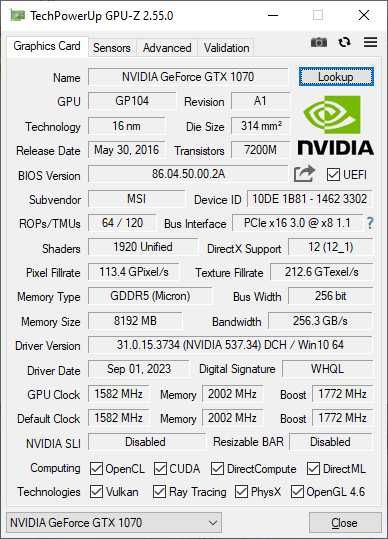 Zestaw komp i7-4790K, MSI GTX 1070 Gaming X 8 GB, ASUS Z97-PRO GAMER