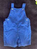 Petit Bateau ogrodniczki 81 cm spodnie szprty spodenki