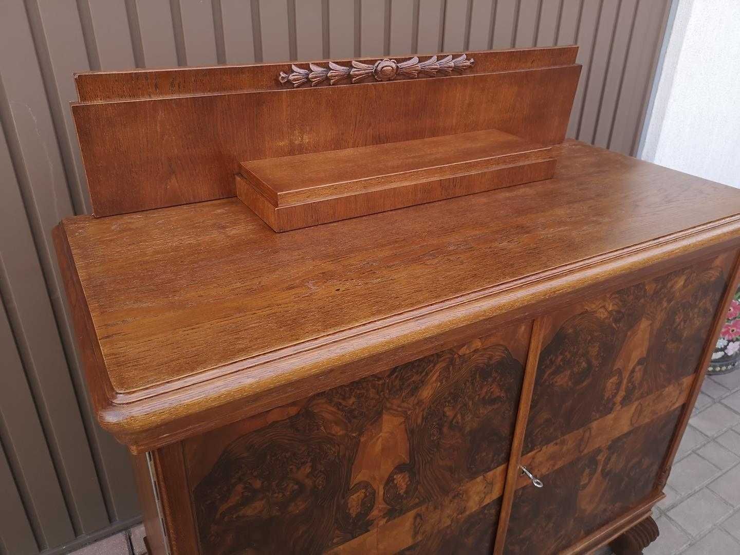 Komoda Pomocnik ART-DECO Orzech-Dąb Stara Antyk Po Renowacji.