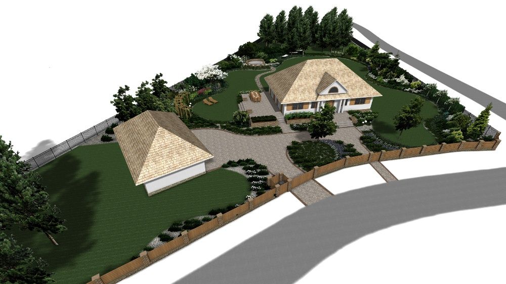 Projekty i realizacje ogrodów- architektura krajobrazu