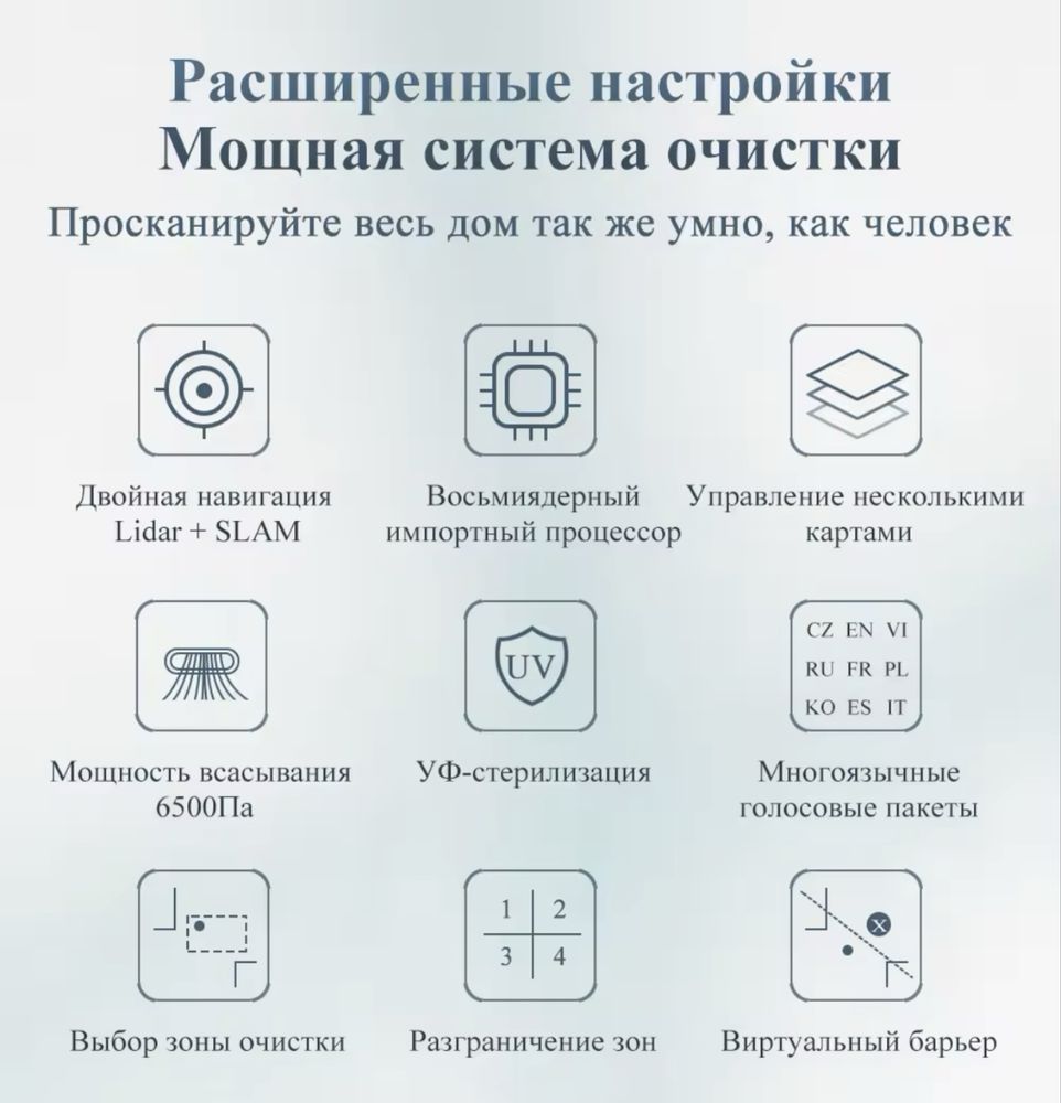 Робот пылесос Abir x8