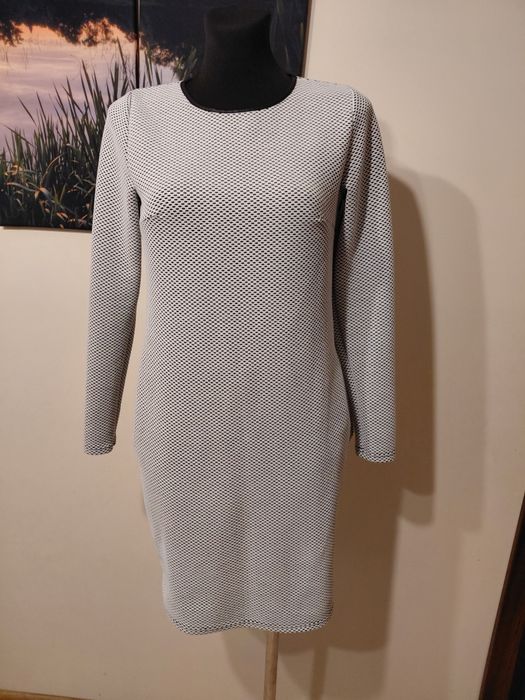 Sukienka damska z długim rękawem,  rozmiar M/L