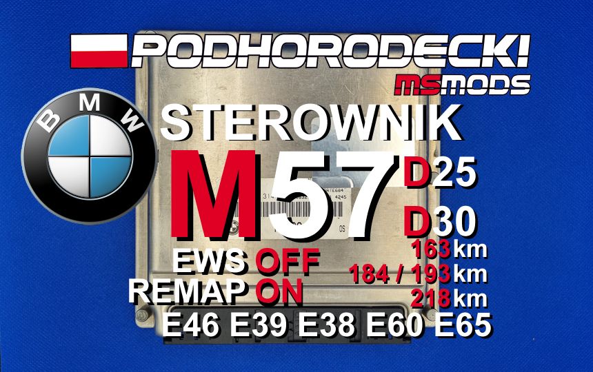 Sterownik EDC15C4 BMW 3.0D M57 D30 Immo OFF Swap Nissan Patrol Y60 Y61