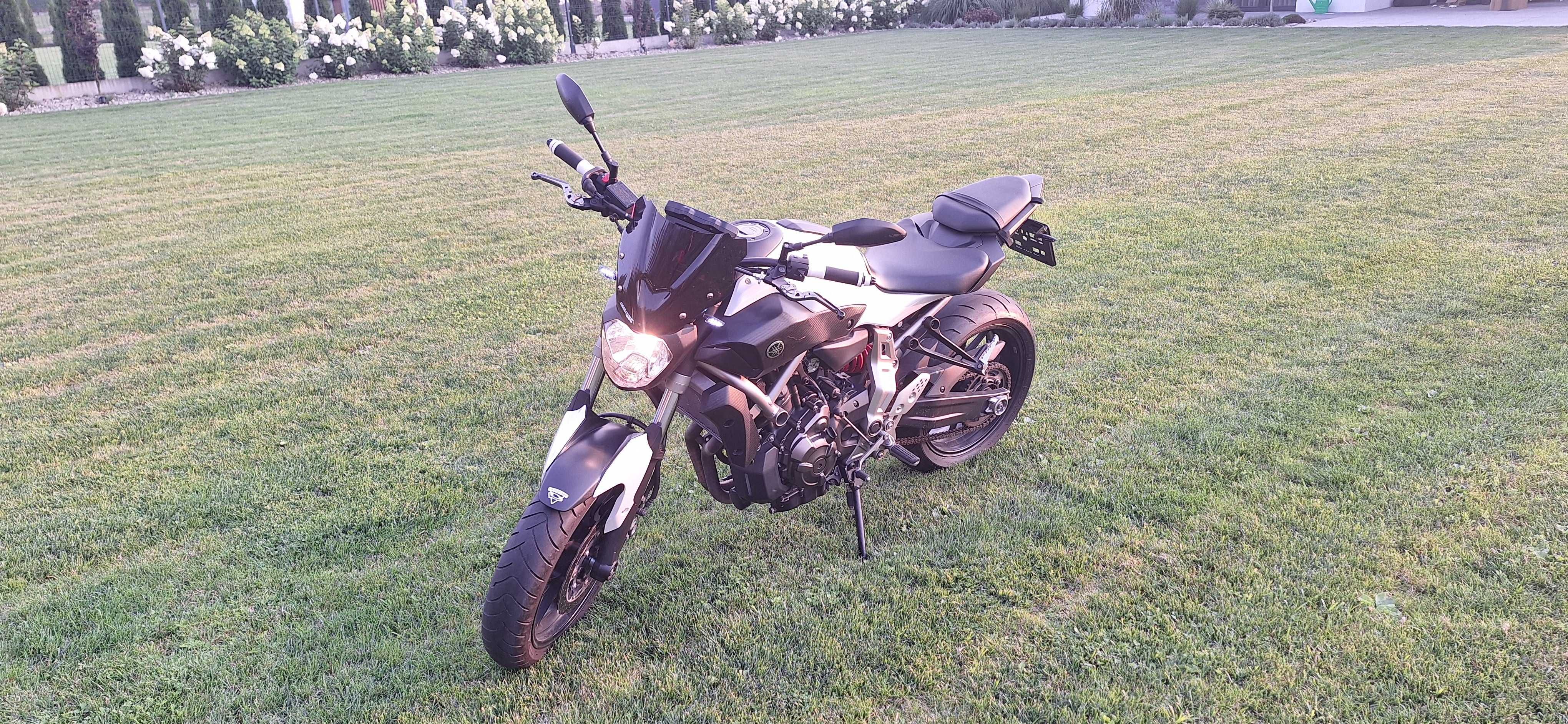 YAMAHA MT-07 11tkm AKRAPOVIC , ciekawy egzemplarz, czytaj opis