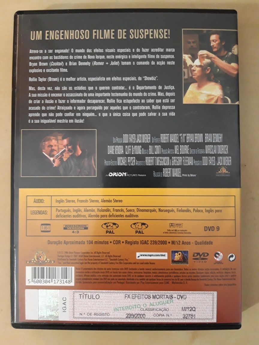 FX Efeitos Mortais (DVD)
