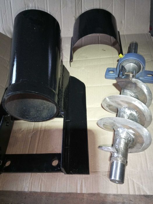 Ріжучий модуль шнекового подрібнювача гілок.