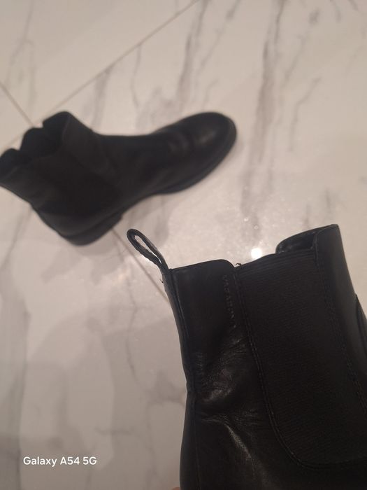 botki damskie Vagabond skóra naturalna