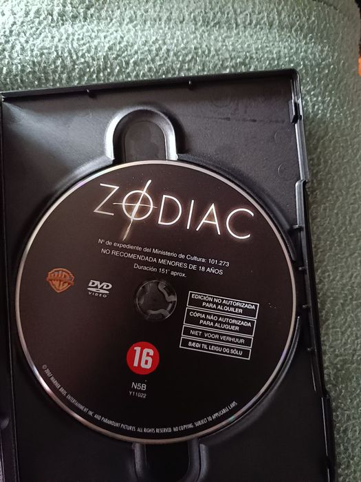 DVD do filme "Zodiac", David Fincher (portes grátis)
