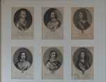 6 X rycin Jeana Frosne z 1668 r kardynalowie dworu krola Louisa XIV
