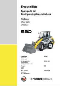 Katalog części Kramer 580 580T