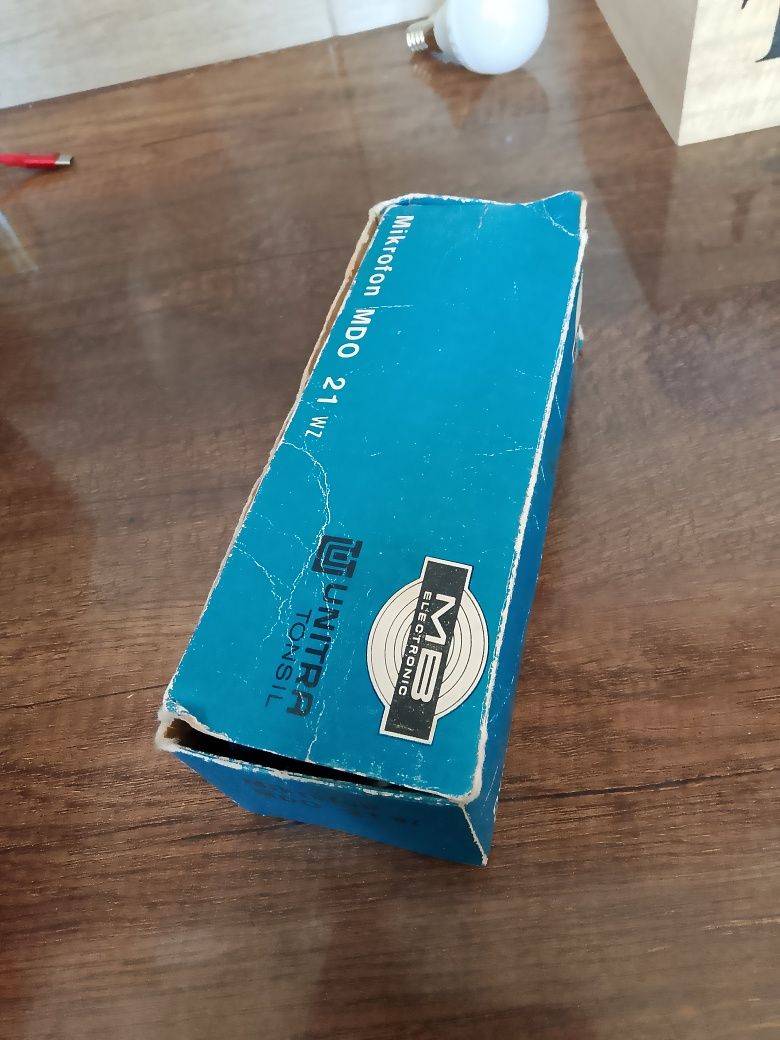 Mikrofon Dynamiczny UNITRA Tonsil MDO 21 Wz ... Komplet Box
