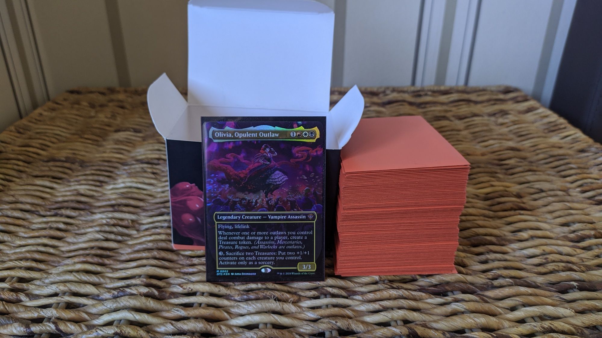 Magic the gathering - Commander Deck: "Most wanted" + sleeves